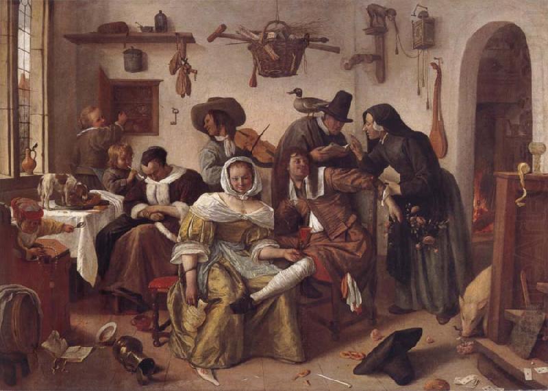 Beware of Hxury, Jan Steen